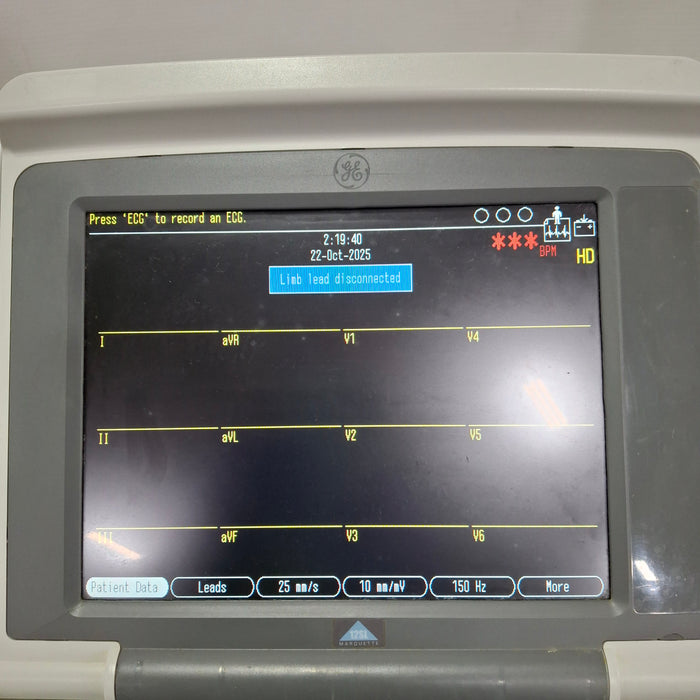 GE Healthcare MAC 5500 ECG with CAM Module
