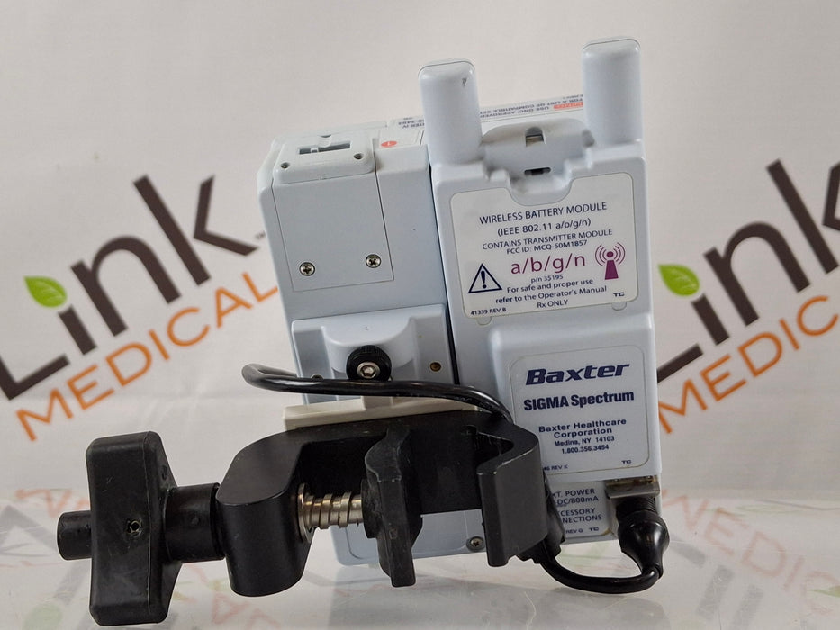 Baxter Sigma Spectrum 8.00.04 w/ A/B/G/N Battery Infusion Pump