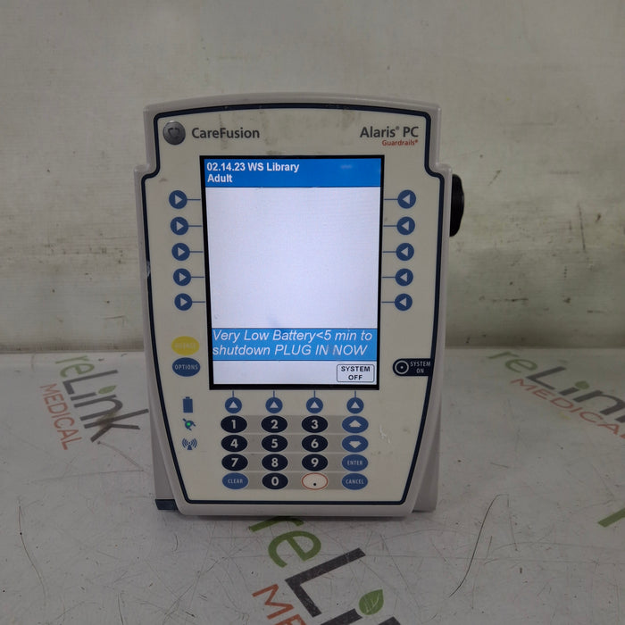 CareFusion Alaris 8015 Large Screen POC Infusion Pump
