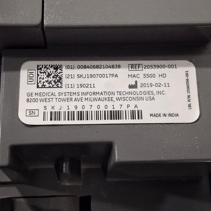 GE Healthcare MAC 5500 HD ECG without CAM Module