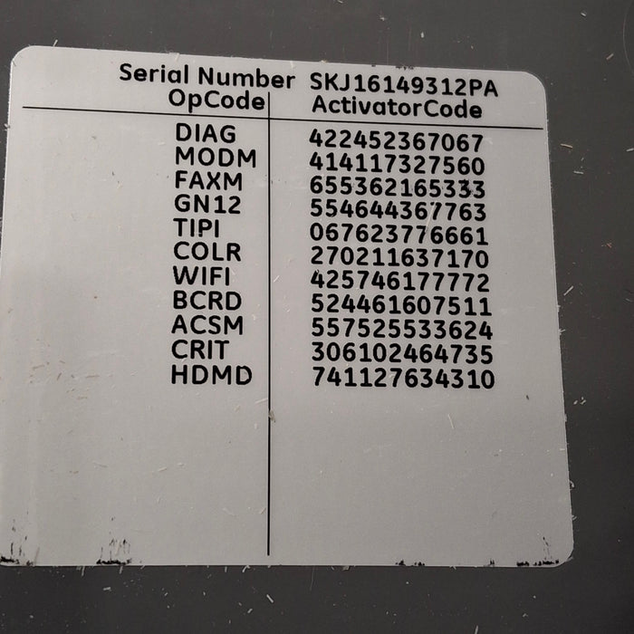 GE Healthcare MAC 5500 HD ECG without CAM Module