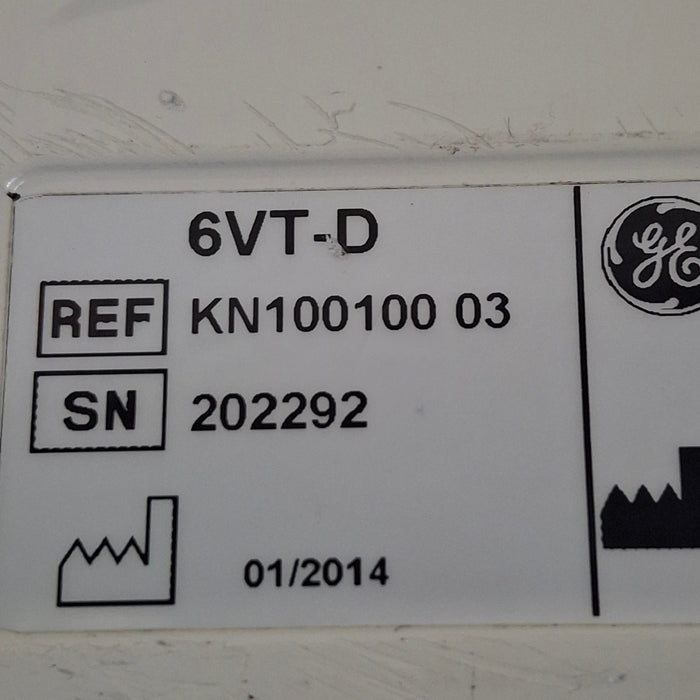 GE Healthcare 6VT-D Cardiac Transesophageal TEE Probe Transducer