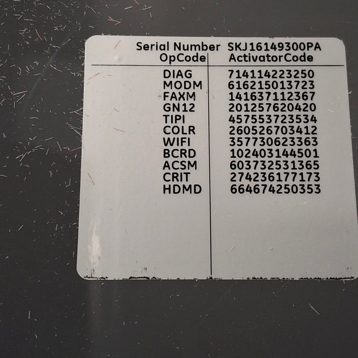 GE Healthcare MAC 5500 HD ECG without CAM Module