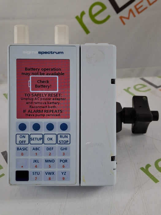 Baxter Sigma Spectrum w/ A/B/G/N Battery Infusion Pump