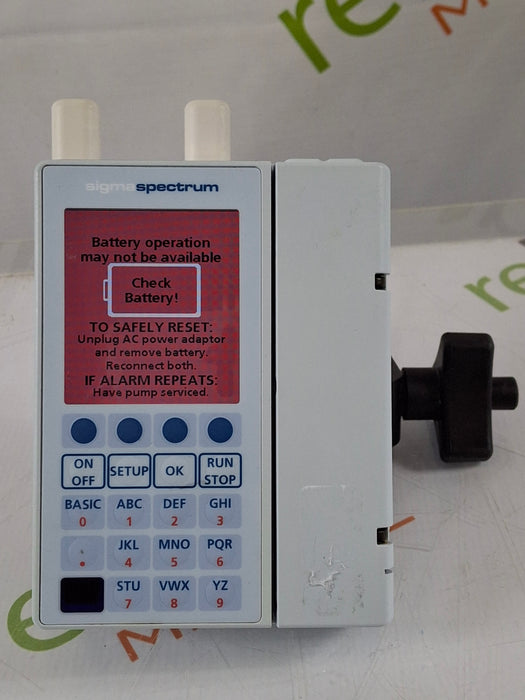Baxter Sigma Spectrum w/ A/B/G/N Battery Infusion Pump