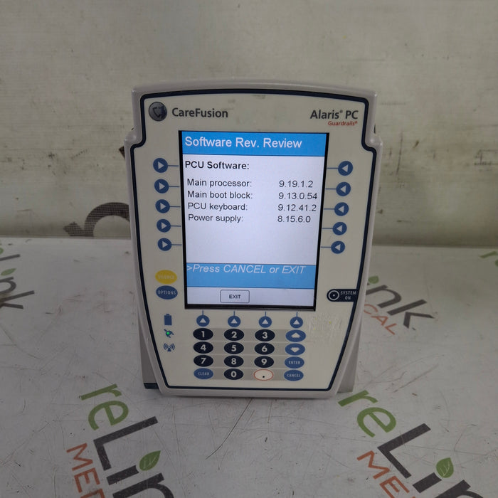 CareFusion Alaris 8015 Large Screen POC Infusion Pump