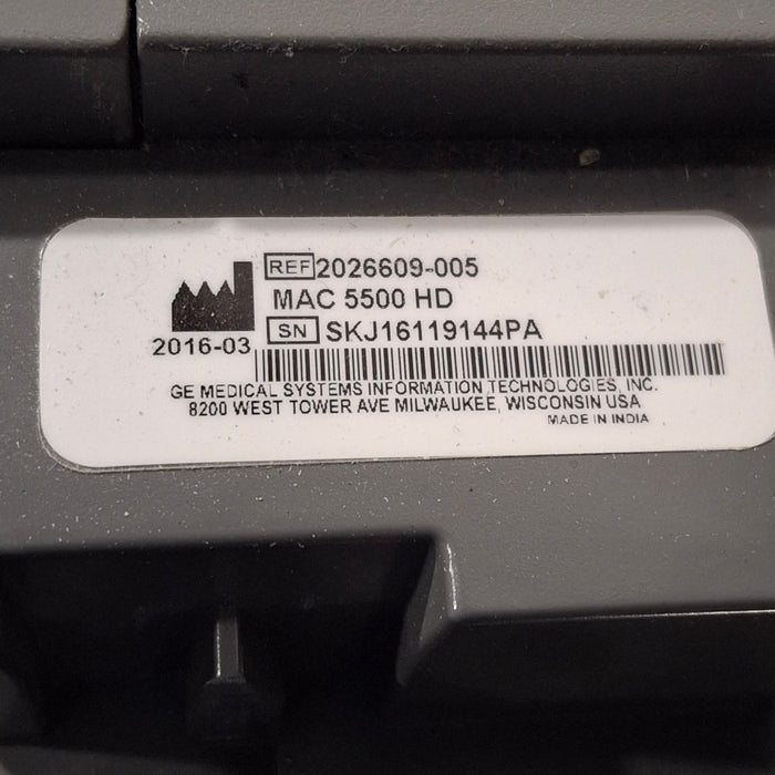 GE Healthcare MAC 5500 HD ECG without CAM Module