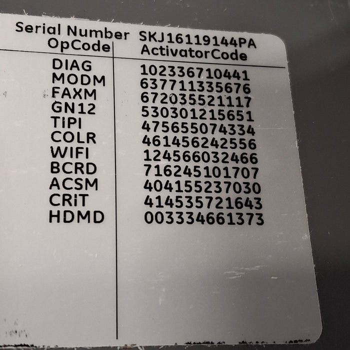 GE Healthcare MAC 5500 HD ECG without CAM Module