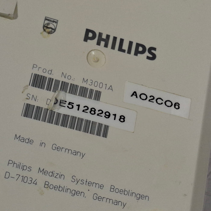 Philips M3001A-A02C06 OxiMax SpO2, NIBP, ECG, Temp, IBP MMS Module