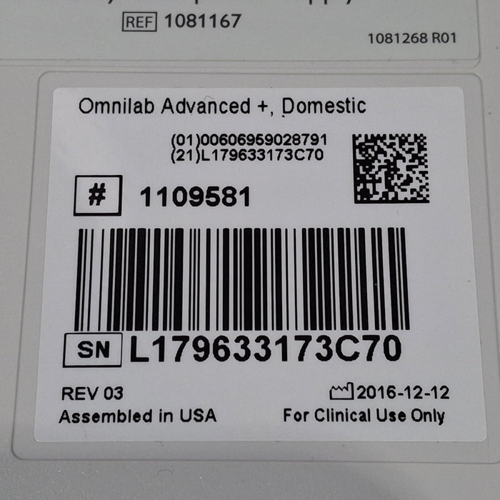 Philips Respironics OmniLab Advanced + System One Ventilator