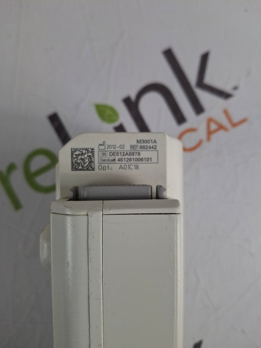 Philips M3001A-A01C18 Fast SpO2, NIBP, 12 lead ECG, Temp, IBP MMS Module