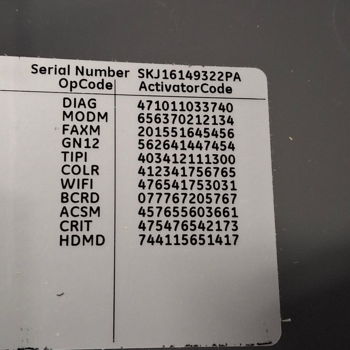 GE Healthcare MAC 5500 HD ECG without CAM Module