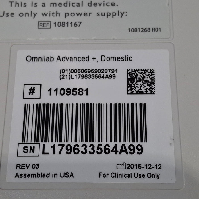 Philips Respironics OmniLab Advanced + System One Ventilator