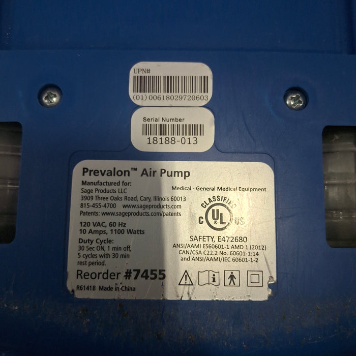 Sage Products, LLC Prevalon Air Pump