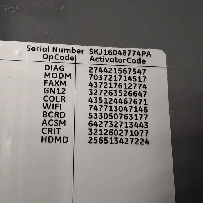 GE Healthcare MAC 5500 HD ECG without CAM Module