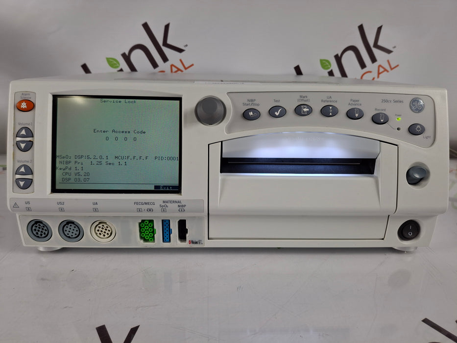 GE Healthcare Corometrics 250cx Series Model 259cx-a Fetal Monitor