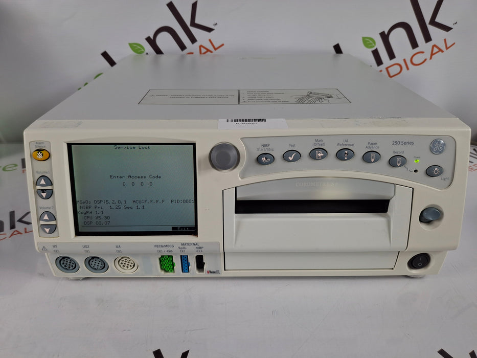 GE Healthcare Corometrics 250 Series Model 259 Fetal Monitor