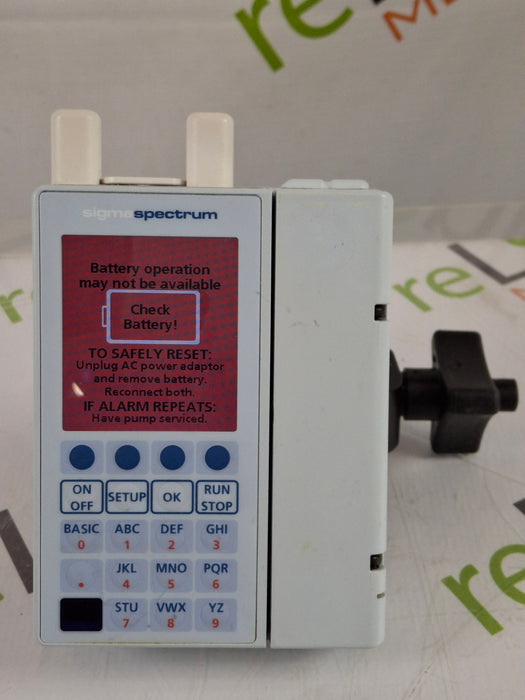 Baxter Sigma Spectrum w/ A/B/G/N Battery Infusion Pump