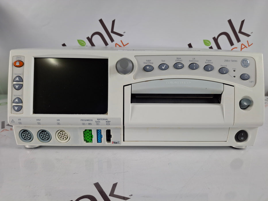 GE Healthcare Corometrics 250cx Series Model 259cx-a Fetal Monitor