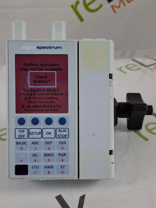 Baxter Sigma Spectrum w/ A/B/G/N Battery Infusion Pump