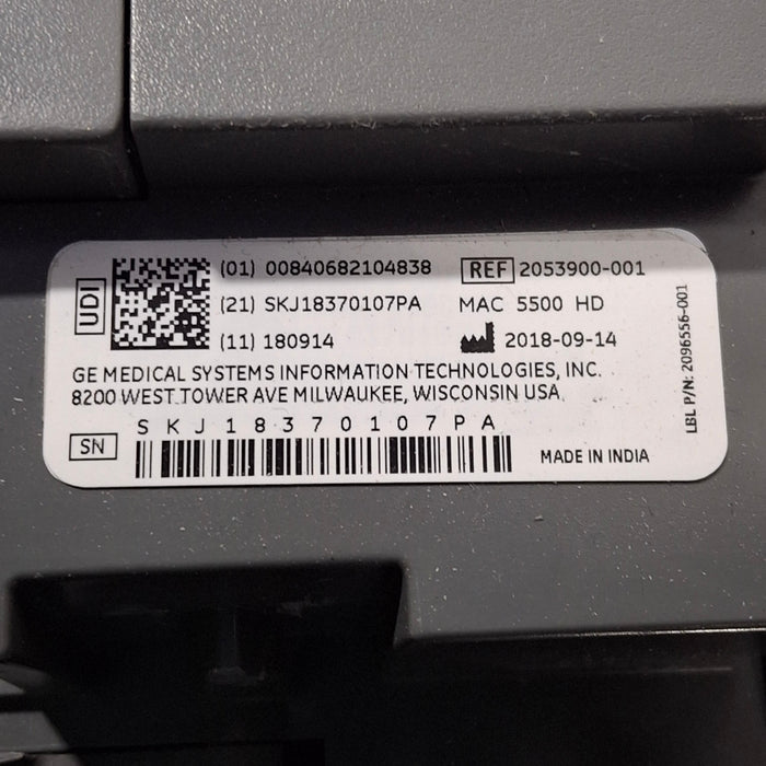 GE Healthcare MAC 5500 HD ECG without CAM Module