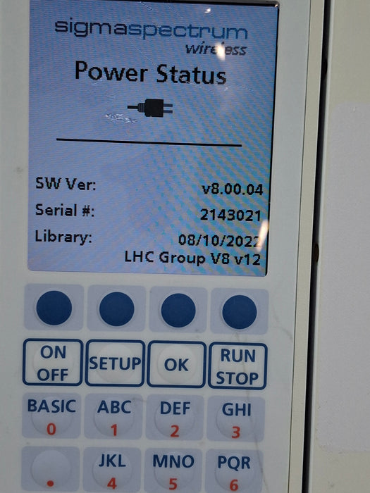 Baxter Sigma Spectrum w/ A/B/G/N Battery Infusion Pump