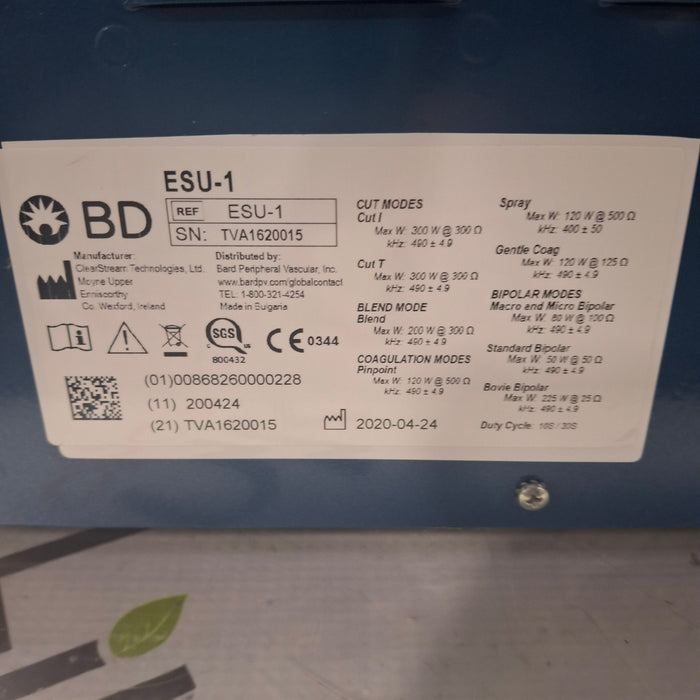 Becton Dickinson ESU-1 Electrosurgical Unit