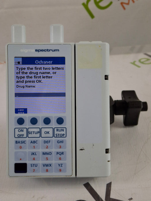 Baxter Sigma Spectrum 8.00.04 w/ A/B/G/N Battery Infusion Pump