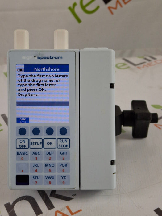Baxter Sigma Spectrum 8.00.04 w/ A/B/G/N Battery Infusion Pump