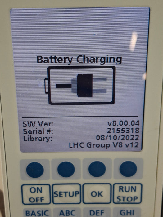 Baxter Sigma Spectrum 8.00.04 w/ A/B/G/N Battery Infusion Pump
