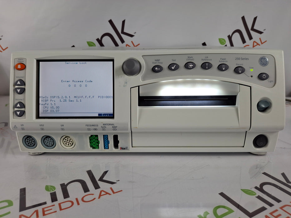 GE Healthcare Corometrics 250 Series Model 259 Fetal Monitor
