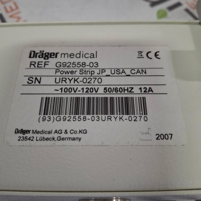 Draeger Medical G92558 Power Strip