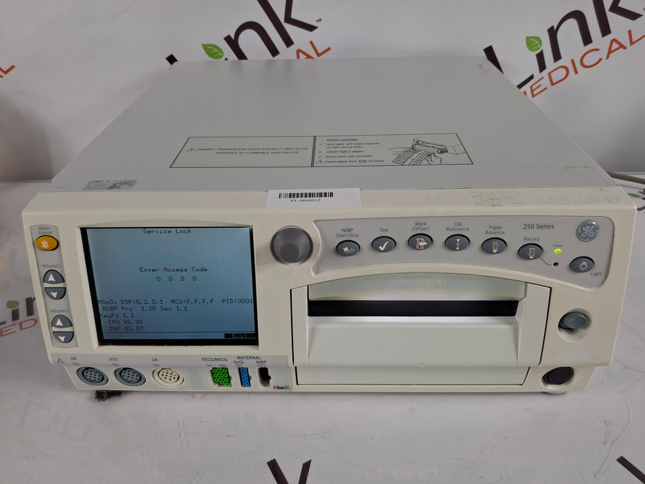 GE Healthcare Corometrics 250 Series Model 259 Fetal Monitor