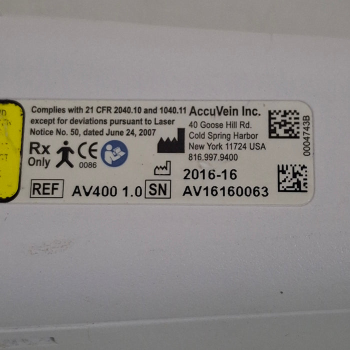 AccuVein AV400 UV Light Vein Finder