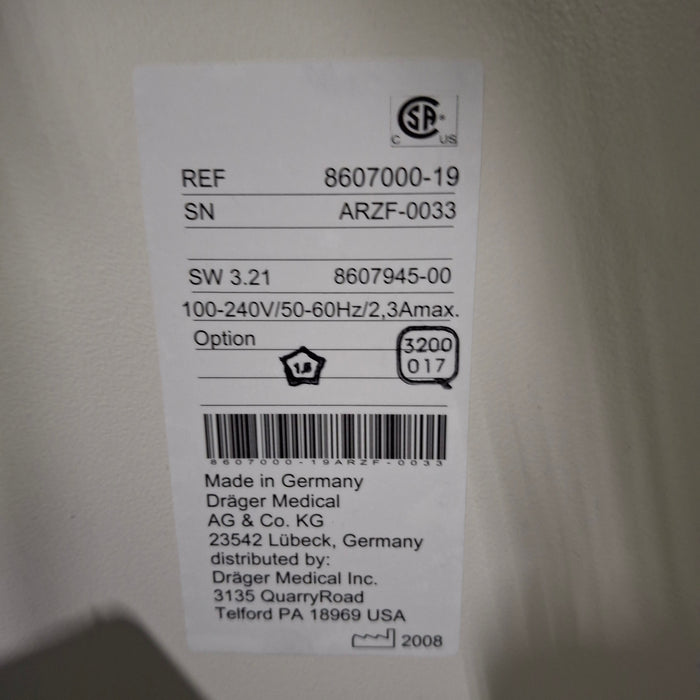 Draeger Medical Fabius GS Premium Anesthesia Machine