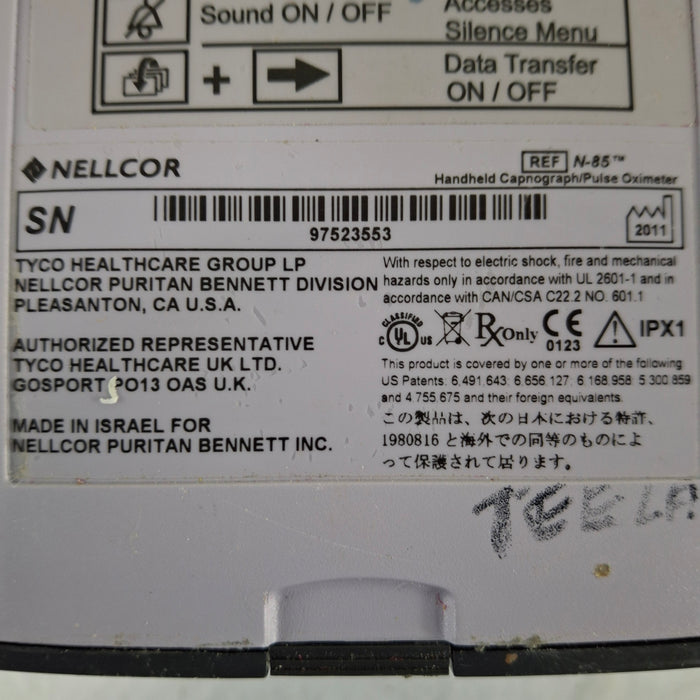 Nellcor N-85 Pulse Oximeter
