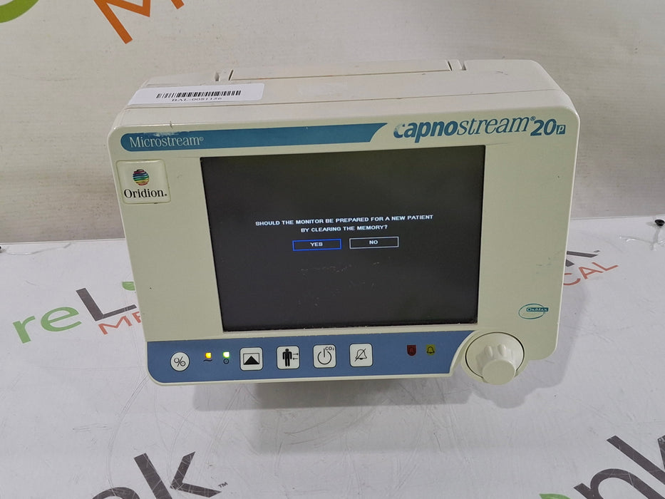 Oridion Capnostream 20P Capnography Monitor