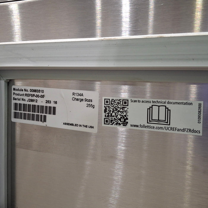 Follett Corp REF5P Undercounter Medical Refrigerator