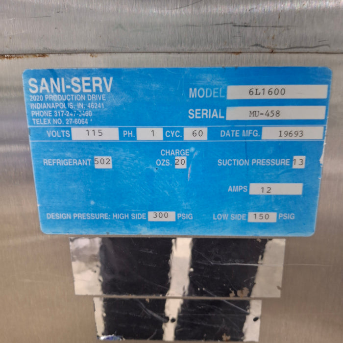 SaniServ 6L1600 Slush Machine
