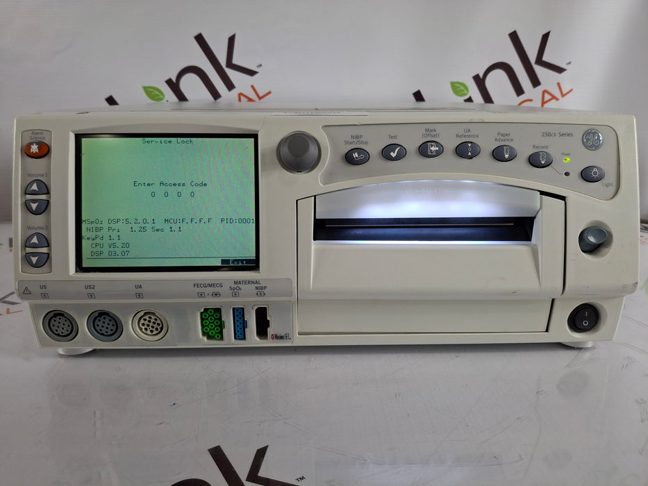GE Healthcare Corometrics 250cx Series Model 259cx-a Fetal Monitor