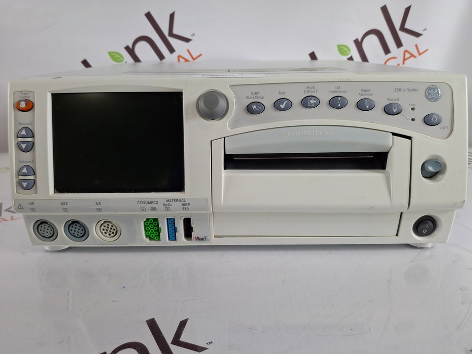 GE Healthcare Corometrics 250cx Series Model 259cx-a Fetal Monitor