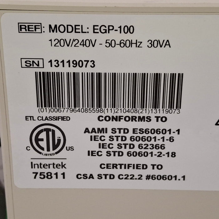 Byrne Medical, Inc. EGP-100 Endogator Endoscopy Irrigation Pump