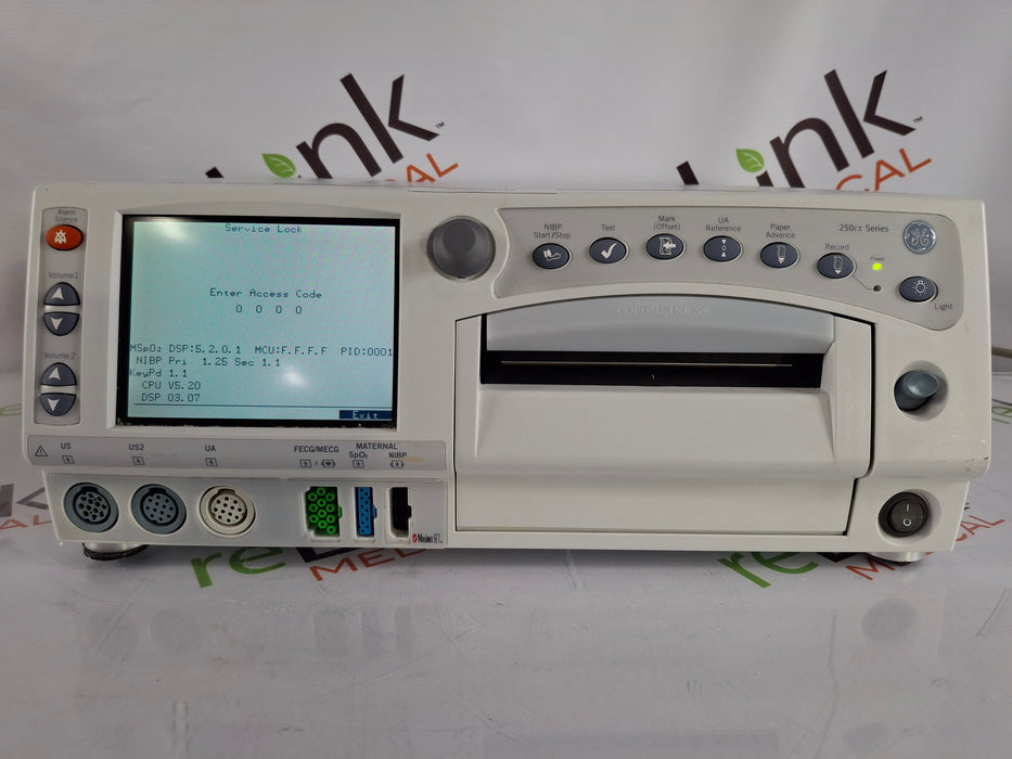 GE Healthcare Corometrics 250cx Series Model 259cx-a Fetal Monitor