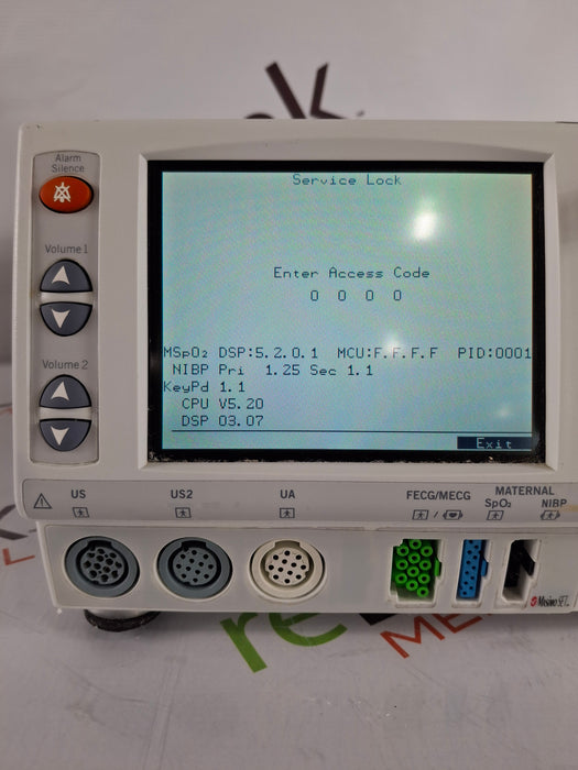 GE Healthcare Corometrics 250cx Series Model 259cx-a Fetal Monitor