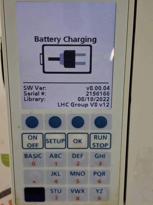 Baxter Sigma Spectrum 8.00.04 w/ A/B/G/N Battery Infusion Pump