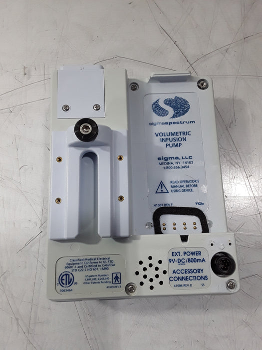 Baxter Sigma Spectrum w/Non Wireless or No Battery Infusion Pump