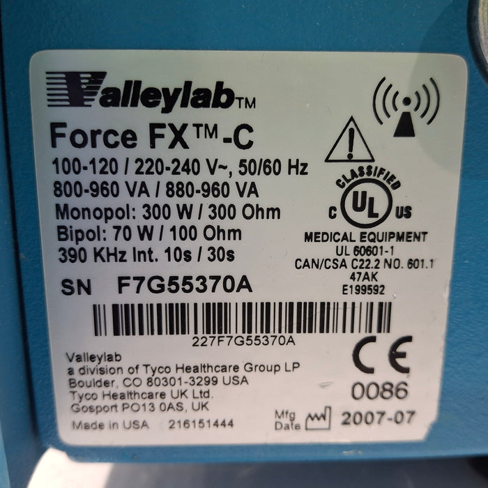 Covidien Valleylab Force FX-C Electrosurgical Generator