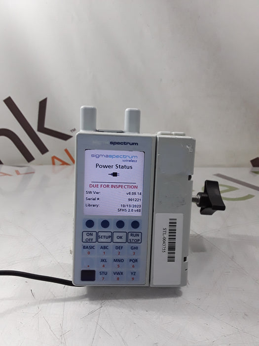 Baxter Sigma Spectrum 6.05.14 with A/B/G/N Battery Infusion Pump