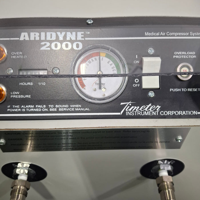 Timeter Instrument Corporation Aridyne 2000 Air Compressor System