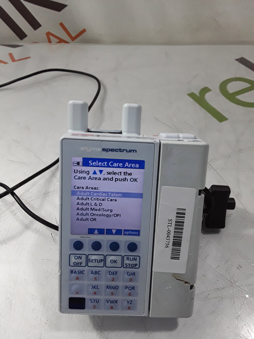 Baxter Sigma Spectrum 6.05.14 with A/B/G/N Battery Infusion Pump